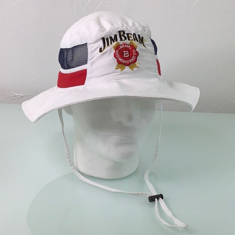 Jim Beam Bourdon Bora Bora Bonney hat mesh crown size OSFM EUC